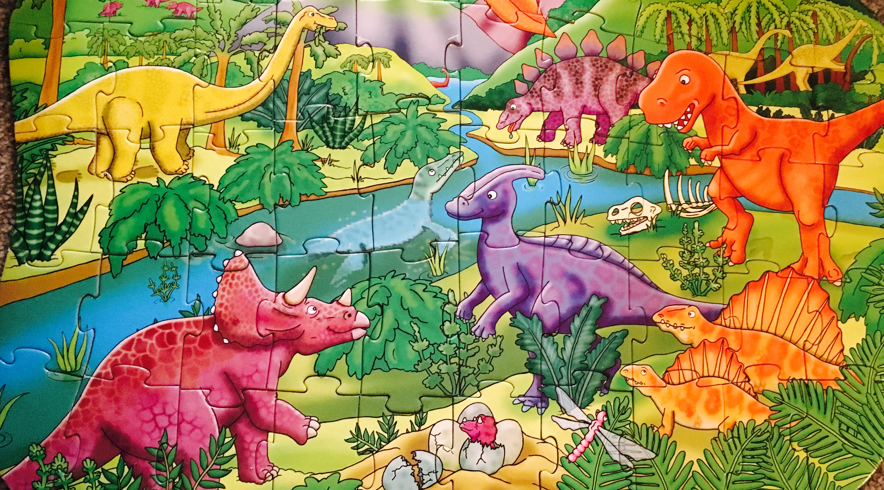 Dinosaur Puzzle Printable